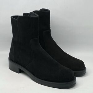 Stuart Weitzman Block Heel Suede Booties size 7